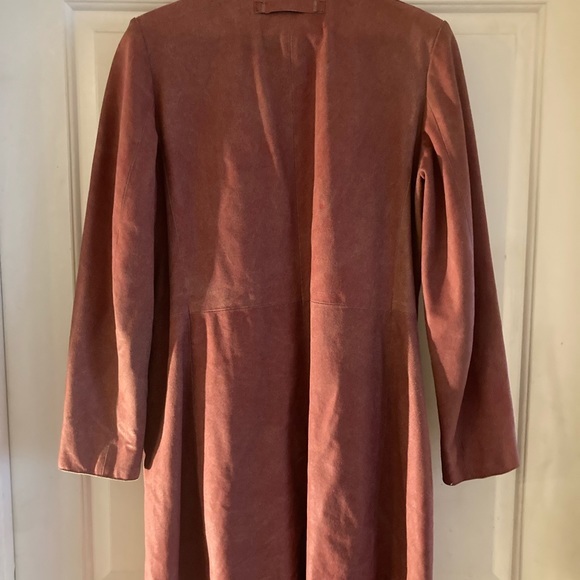 Vintage Rare Tommy Hilfiger Distressed Leather Trench! - Picture 5 of 12
